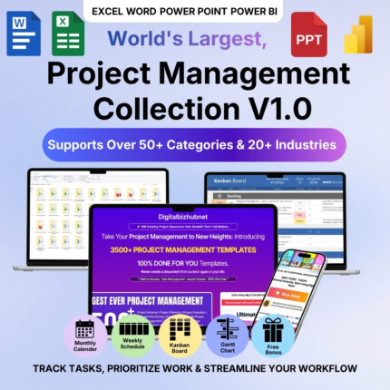 Project Management Collection 3500+ Project Management Templates & 1000+ Advanced AI Prompts Across 50+ Categories & 20+ Industries